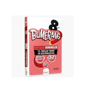 Günay Yayıncılık Günay Yayınları 8.sınıf Lgs Bumerang 32 Haftalık T.c Inkılap Tari (Çok Renkli)