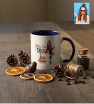 Kişiye Özel Karikatürlü Mama Cool Anneye Hediye Kupa Bardak Anneler Günü Hediyesi