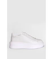 Lufian 11230234 Gage Erkek Deri Sneaker Ayakkabı (Beyaz)
