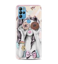 General Mobile Gm 21 Pro New Edition Kılıf Resimli Desenli Baskılı Silikon Kılıf Donut Girl 1408