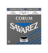 Savarez 500aj Klasik Gitar Tel Seti - Alliance Corum Blue (üst Segment - High Tension) Kf Alliance Karbon Tizler, Corum Gümüş Kaplama Baslar, Yüksek Projeksiyon Ve Zengin Harmonikler Uyum: Yüksek Tansiyon (sert) Klasik Gitarlar