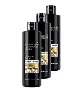 Avon Advance Techniques Parlaklık Veren Saç Kremi 250 Ml. Üçlü Set
