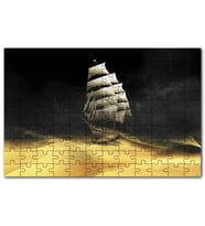 Cakapuzzle Çöl Kum Filmler Sanat Eseri Yelkenli Gemi Puzzle Yapboz MDF (Ahşap) (120 Parça)