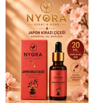 Japon Kirazı Çiçeği Ortam Kokusu Buhurdanlık Esansı & Diffuser 20 ml Damlalıklı
