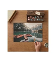 Dağların Arasındaki Nehir - Doğa Manzarası Tasarımı 240 parça Ahşap Puzzle Ahşap Kutuda MP01547