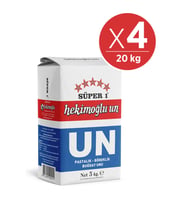 Hekimoğlu Un 5 kg x 4 Adet (20 kg)