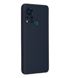 İnfinix 11S Kılıf Nano Içi Kadife Silikon - Lacivert