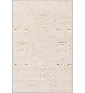 Eliana Home Baskılı, Yıkanabilir Kaymaz Taban Salon Halısı LNA1235 100x150 cm (Bej)
