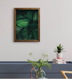 BK Gift Otel Odası Konseptli Doğal Masif Ahşap Çerçeveli Tablo 45x65cm-118