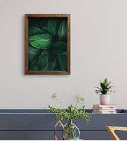 BK Gift Otel Odası Konseptli Doğal Masif Ahşap Çerçeveli Tablo 45x65cm-118
