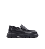 Shoetyle - Hakiki Deri Siyah Renk Günlük Erkek Ayakkabı - 250-132470
