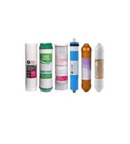 Su Arıtma Cihazı 6'lı Filtre Seti Vontron Membranlı Gold Mineral Filtreli (Renksiz)