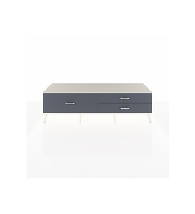Hyperion TV Ünitesi 3 Çekmeceli  176x44x51 Antrasit-Aytaşı/Antrasit
