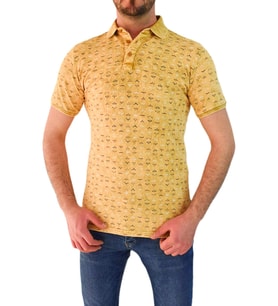 Erkek Polo Yaka Tişört 4224 (Sarı)