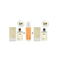 228 + 228 Kadın Parfüm edp 50 ml Oriental + No:228 Body Mist Kadın 210 ml Oriental Edt -mnms228bmset