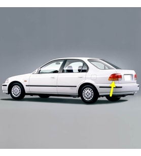 Honda Civic Sedan 1996-2000 Sol Arka Dış Stop Fren Sinyal Lambası