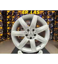 4 Adet MERCEDES ORIJINAL 8.5*17 5*112 ET35 66.6 SILVER JANT REVİZE EDİLMİŞ (Takım)