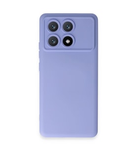 Xiaomi Poco X6 Pro Kılıf Nano İçi Kadife Silikon - Lila