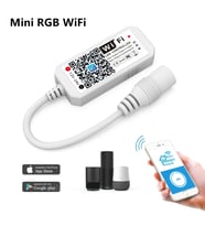Wifi RGB LED kontrol cihazı DC 100W 4A 5-24V Magic Home uzaktan kumandalı kontrol App uygulama IOS/Android