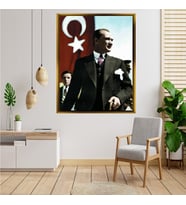 ÇERÇEVELİ ATATÜRK TABLO S7