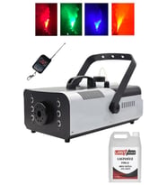 Quenlite QL-2000RGB-LK Sis Makinası 2000 Watt LED Işıklı Uzaktan Kumandalı (5 Litre Likitli)