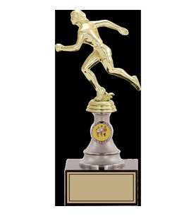 ODAK KUPA - Figürlü Kupalar - Atletizm Kadın Figürlü Kupalar FG-010 C - 26 cm