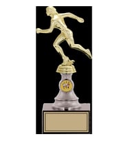 ODAK KUPA - Figürlü Kupalar - Atletizm Kadın Figürlü Kupalar FG-010 C - 26 cm