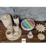 Traverten 11 Parça Lüks Banyo Seti