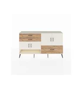Arges Konsol 3 Raflı 3 Çekmeceli 4 Kapaklı 176x30x99 Aytaşı-Aytaşı/Çam