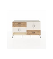 Arges Konsol 3 Raflı 3 Çekmeceli 4 Kapaklı 176x30x99 Aytaşı-Aytaşı/Çam