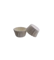 Kek Kalıbı Pet Kapsül 52X45 MM Kağıt Cupcake Kalıbı (100 Adet)  Beyaz