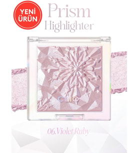 Mikro İnci Tanecikleriyle Yoğun Işıltı Sağlayan Highlighter Prism Highlighter 06 Violet Ruby