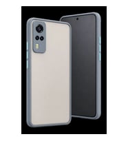Vivo Y53s Kılıf Montreal Silikon Kapak - Gri