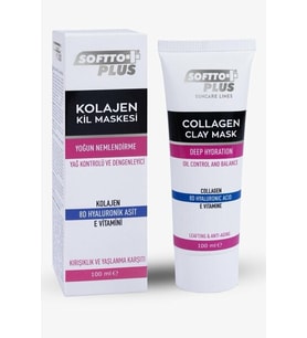 SOFTTO PLUS KOLAJEN KİL MASKESİ 100 ML