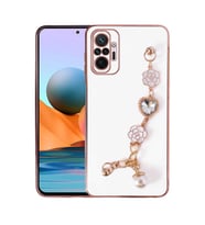 Xiaomi Redmi Note 10 Pro Kılıf El Tutamaçlı Taka Silikon Kılıf (Beyaz)