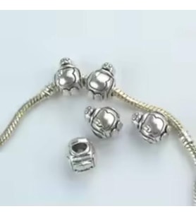 Yengeç Takantakana Worldshop, Pandora, Bileklik Uyumlu, Gümüş, Charm  (1Adet)