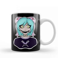 Yami Kawaii Girl Kupa Bardak Porselen