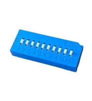 10lu ETD Dip Switch ON-OFF Mavi