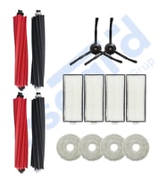 Roborock Q Revo Master Uyumlu 2 Ana Fırça 2 Yan Fırça 4 Filtre 4 Mop