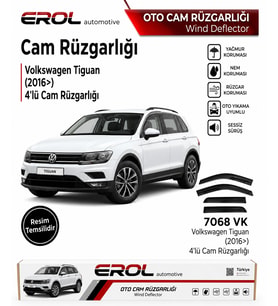 Volkswagen Tiguan (2016>) 4'lü Suv Mugen Cam Rüzgarlığı