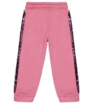 Civil Girls Şerit Pul Nakışlı 2-5 Yaş Eşofman Altı - Pembe 4-5 Yaş (Pembe-A.Pembe)