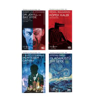 Dr. Jekyll Ile Bay Hyde + Köpek Kalbi + Muhteşem Gatsby + Olağanüstü Bir Gece- 4 Kitap Set