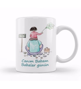 Babalar Günü Babaya Hediye 062 Kupa Bardak Porselen