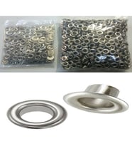 İşkur Makine Branda Kenarı 24 No Metal Pullu Kuş Gözü Kapsülü (1000 Takım)