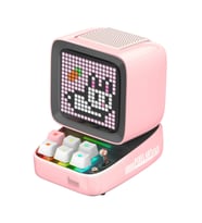 Divoom Ditoo Pro Pembe Uyarlanabilir Piksel Ekranlı Bluetooth Hoparlör-LED Dekor