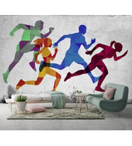 Spor Salonları için Duvar Kağıdı