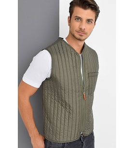 Y8611 DEWBERRY ERKEK YELEK-HAKİ