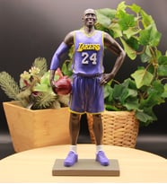 Kobe Bryant 24 Numara Efsane Mega Boy Basketbolcu Biblosu - Mor Forma