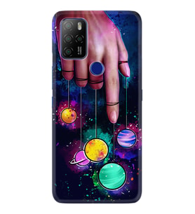 Omix X500 Kılıf Silikon Desen Finger planet 1740