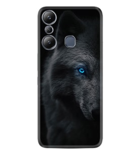 Infınix Hot 20i Kılıf Resimli Desenli Silikon Platinium Series Dark Wolfs 1834